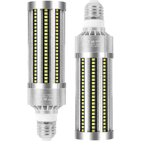 GENERIC-Super Bright Ampoule Led E27 35W Blanc Froid 6000K 4200LM équivalent ampoules à incandescence 300W, Ampoules Maïs Lampe Led E27 Non Dimmable Ampoules E27 LED Mais - Lot de 2 (1/5)