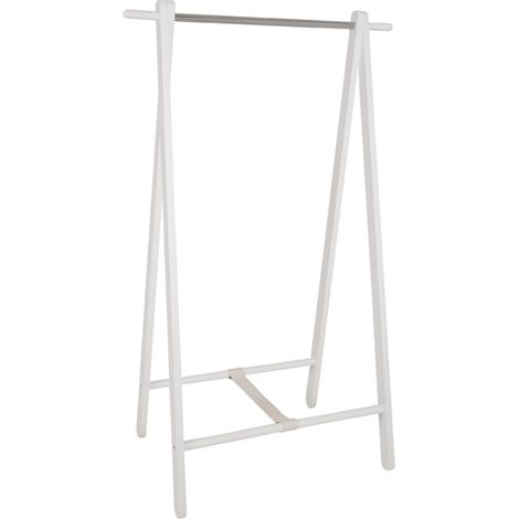 Portant blanc-chromé Dim : L88 x H152 x P50 cm