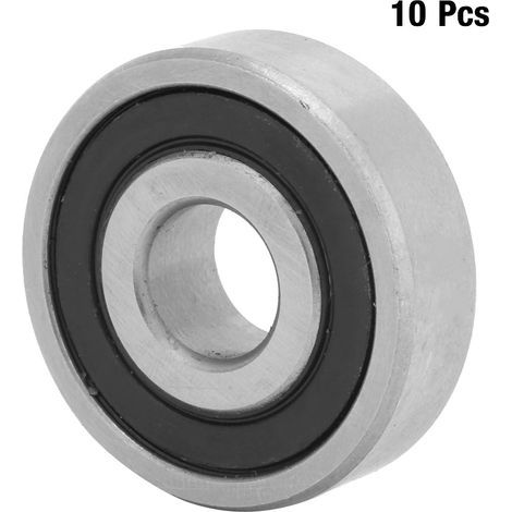 Deep Groove Ball Bearing, 10 Pcs 10mm Bearing Widely Use Simple Structure Sturdy Firm for Tractor Gearboxes Transportation Vehicles – Industrial Spare Part, High Quality, Suitable for (1/5)