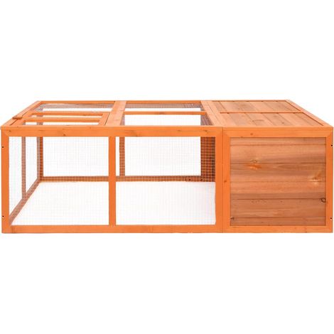 Maison Exclusive - Gabbia per Animali da Giardino 150x100x50 cm Massello di Abete (1/5)