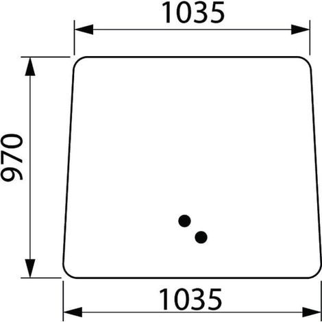 Parabrisas'fijo JD JOHN DEERE R219644
