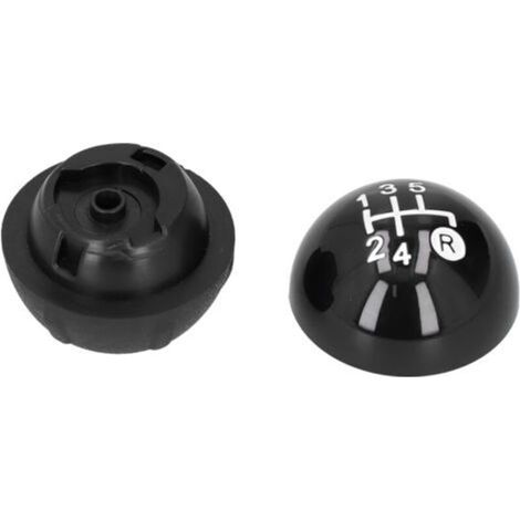Pomo de palanca de cambios con tapa, kit de reemplazo de cubierta decorativa apto para Fiat 500 500C 2007 – 2018 LHD RHD-Crezuo