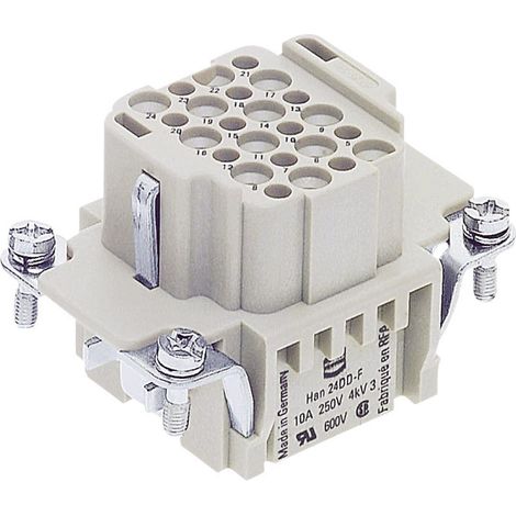 HARTING 09160243101 Buchseneinsatz Han® DD 24 + PE Crimpen 1 St.