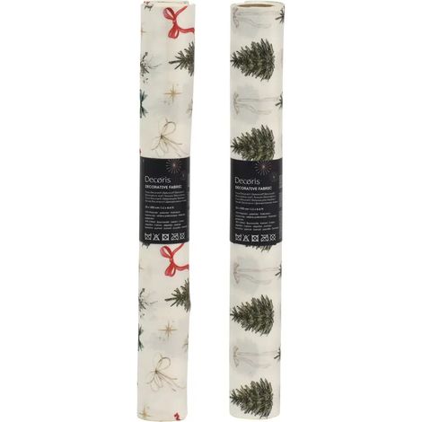 Tessuto decorativo con alberi 120 × 35 cm