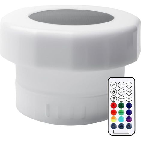 Distributeur De Chlore Flottant: Diffuseur Chlore Piscine avec Lumières Solaires Colorées, Flotteur Chlores Piscine avec Télécommande Libération Réglable pour Piscines Diffuseur Spa (1/5)
