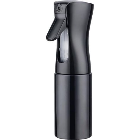 200-ml-Haarsprayflasche, leere, wiederverwendbare Haarsprayflasche, Handsprüher für Friseurbedarf, Alkohol, Kräuter- und Gesichtspflegeprodukte, Schwarz (1/4)