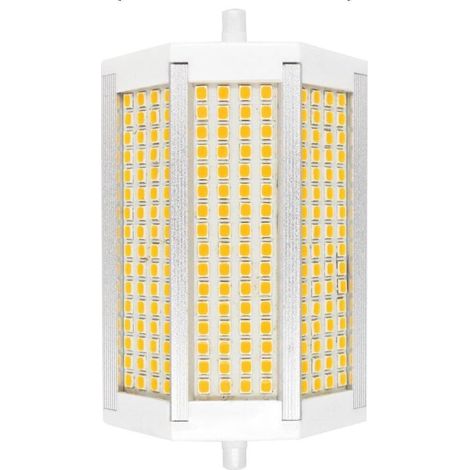 [NIEMALS VERWENDET] R7S 118mm Dimmbare LED-Lampe (50W, 5000LM) – 4000K Tageslicht, entspricht 500W Halogen – Für Flutlichtstrahler