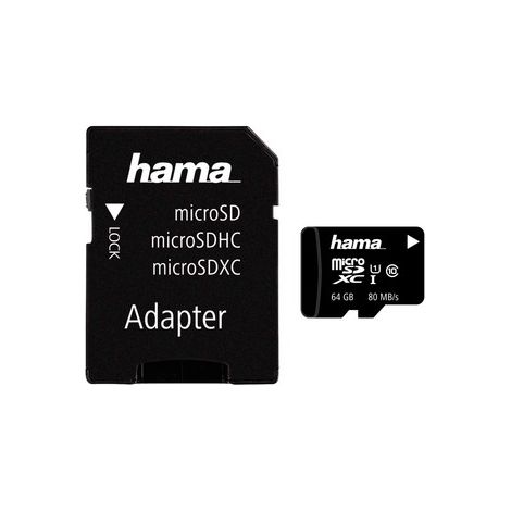 Carte microSDXC Selgros111 64 Go - transfert rapide, idéale pour les films FullHD