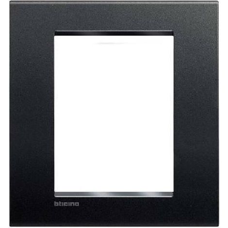 Bticino livinglight placca 3+3 moduli colore antracite lna4826ar (1/3)