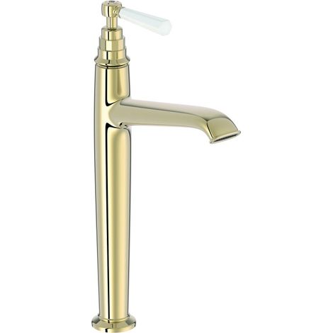Mezclador de lavabo alto JACOB DELAFON Cléo 1889 beige oro (1/5)