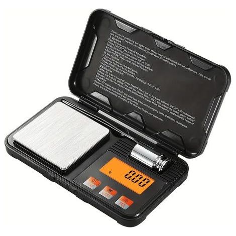 Balance électronique numérique avec pince à épiler, écran LCD rétroéclairé, poids d'étalonnage de 50 g, précision de 200 g/0,01 g.-AquaForge (1/5)