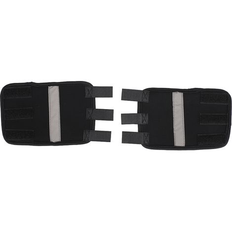 Protections pour pattes avant de chien, 1 paire de protections pour coudes de chien, protections pour coudes et genoux de chien (noir, taille M) (1/5)