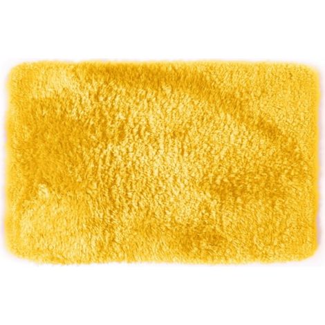 Tapis de bain Microfibre FINO 60x90cm Jaune Spirella (1/5)