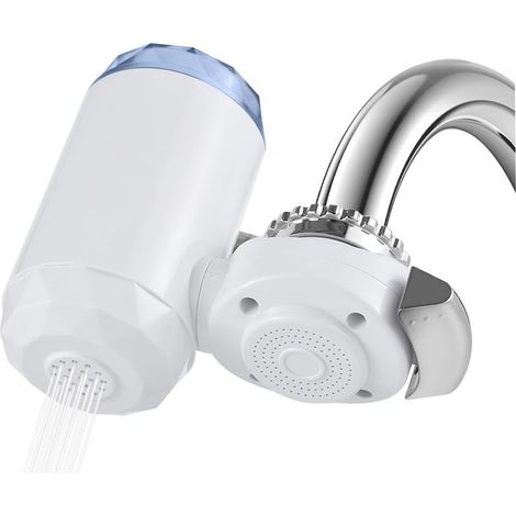 Filtre à eau pour évier 264 gallons – système filtration robinet – réduit chlore et mauvais goût – avec 1 filtre (1/5)