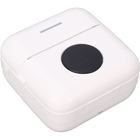 Mini imprimante à autocollants intelligente de poche, portable, sans encre, thermique, avec 10 rouleaux de papier pour reçus, photos, journal, notes et mémos (1/5)
