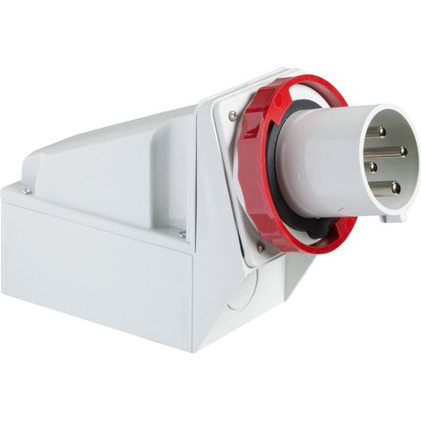 Spina fissa BT da parete IP67 125A 380V 3P+T - 81594