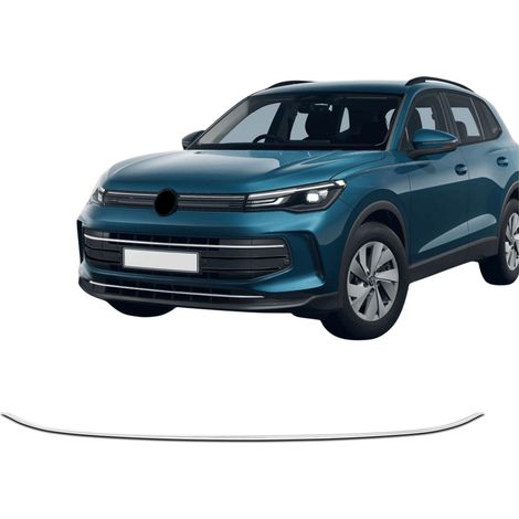 Baguette de protection chromée pour le pare-chocs avant du Tiguan à partir de 2024- (1/5)
