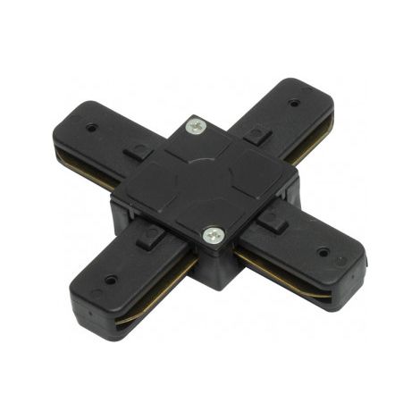 Connettore in x pindal nero 2 fili 1,5x9,5x9,5 cm