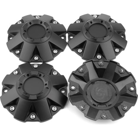 Couvercle Central De Roue - 180 mm - ABS Noir - Compatible Avec C806805-1 C108015-16B01 C806806 - Lot De 4