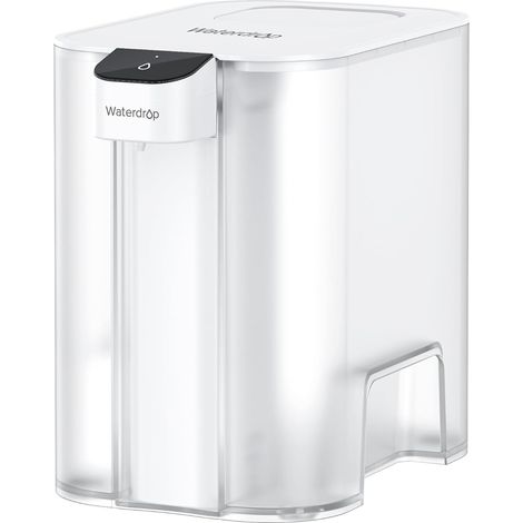 Carafe Filtrante Électrique Instantanée Avec Filtre de 3 Mois, Système de Filtration d'eau de Comptoir de 6 L, Réduit le Chlore, le Plomb, le Mercure, Réduit les PFAS, 757 Litres, Blanc (1/5)