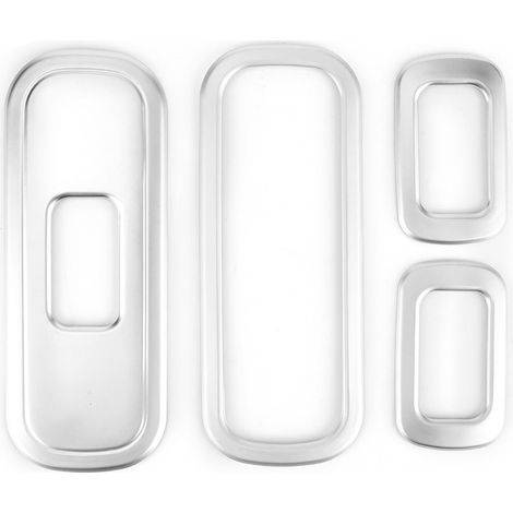 4 garnitures chromées pour bouton de lève-vitre Mercedes Classe G W463 G350 G400 G500 G55 G63 G65 G800 (1/5)