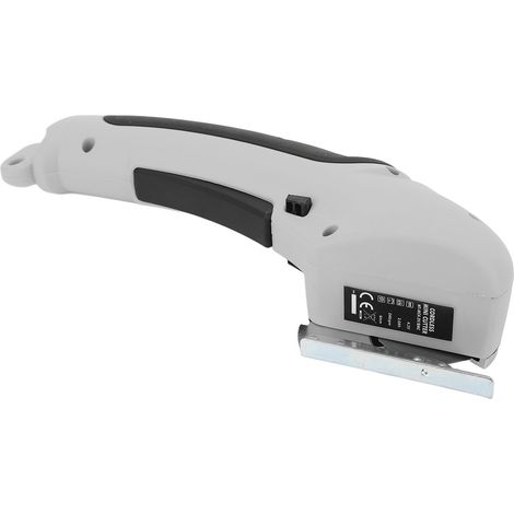 Ciseaux électriques sans fil, coupe-tissu portatif, outil rechargeable 240 tr/min pour tapis et éponges, gris (1/5)