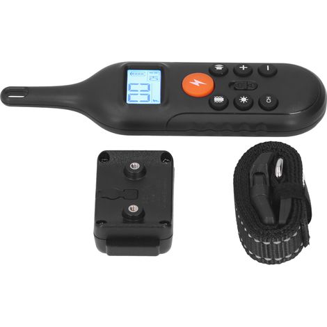 Collier de dressage pour chiens avec rappel par vibration, télécommande à prise jack, chargement USB et étanche. (1/5)