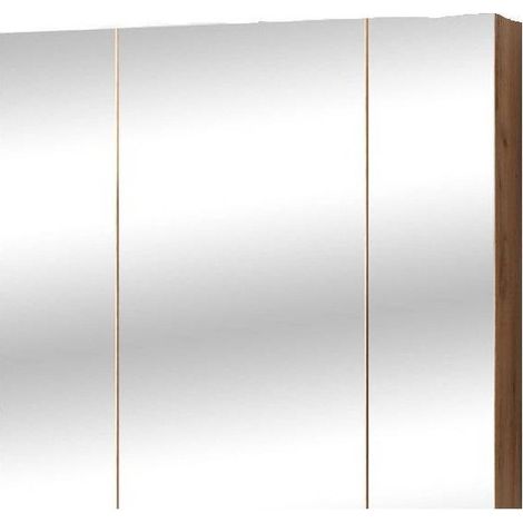 Cabinet miroir de salle de bain - 75 x 80 x 16 cm - Elise Oak - Livraison gratuite (1/5)