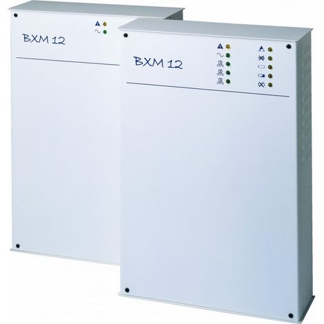 Staz. di alimentazione 3A controllata a microprocessore in contenitore metallico per centrali serie KYO320 e ABSOLUTA  BENTEL cod. BXM12/30-U