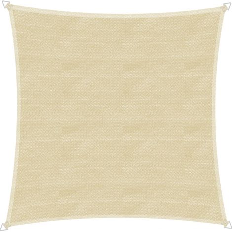 Windhager Sonnensegel Capri 4x4m champagne Sonnenschutz UV-Schutz 50+ Sonnendach (1/3)