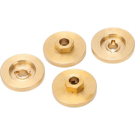 Connecteur en Laiton Doré pour Modèles RC, 18mm x 6mm, Haute Résistance à l'Usure et Anti-Corrosion, Compatible avec FMS FCX24 et Autres Crawlers 1/24 (1/5)