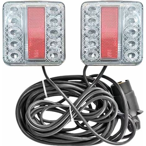 Set Signal.7m50 magnetisch mit Led zwischen Ampeln 2.5m rot/weiß SODIFLASH - 17237