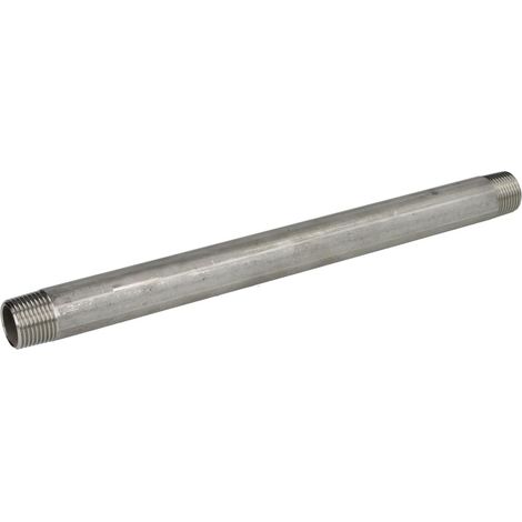 Double nipple de tuyau en inox 3/8'' x 200 mm