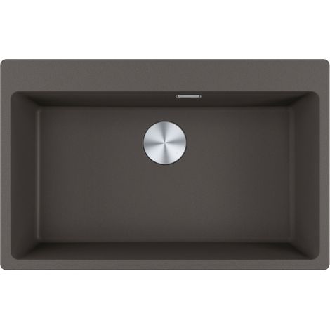 Franke Einbaubecken Maris MRG 610-73 A Fragranit Schiefergrau, Druckknopfventil