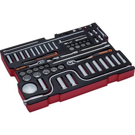 Chiavi e bussole Bahco ff2a07 64 pezzi 4.27 kg