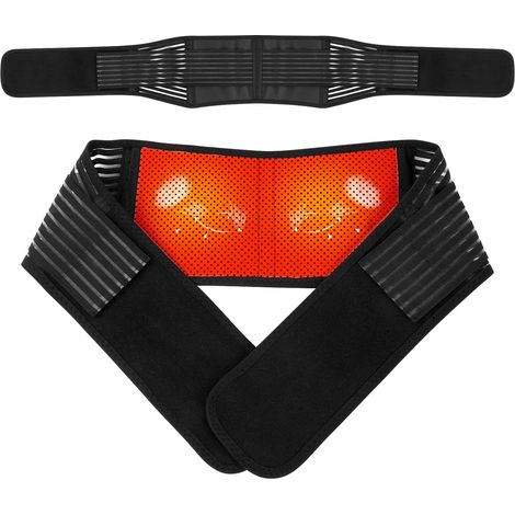 Cintura di supporto lombare autoriscaldante, cintura magnetica autoriscaldante regolabile, cintura per terapia magnetica autoriscaldante, cintura di controllo addominale, antidolorifico (1/5)