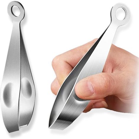 Pinzas para espinas de pescado, Anguladas, Acero inoxidable, 13 cm, Pinzas para espinas de pescado de acero inoxidable, Quitar espinas de pescado (1/5)