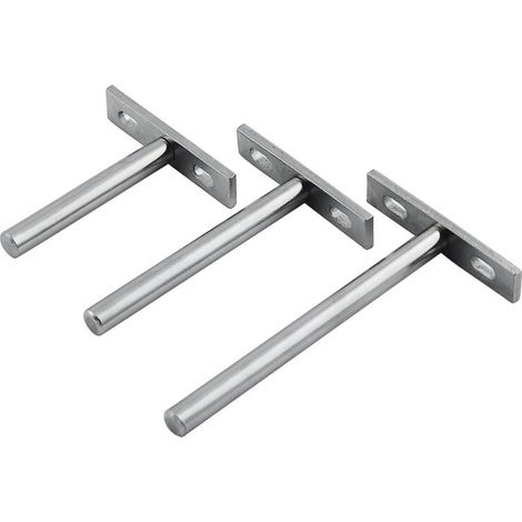 Staffe metalliche per mensole a scomparsa, staffe invisibili per mensole a scomparsa da 3, 4 e 5 pollici, staffa di montaggio a parete invisibile (1/3)