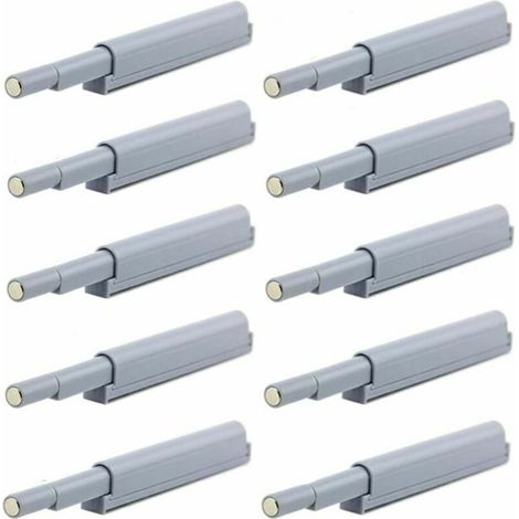 Appuyez pour ouvrir magnétique loquets Fermetures magnétiques push-open ouvre et ferme la porte avec une simple pression 8.21.241cm (10 pièces) (1/4)