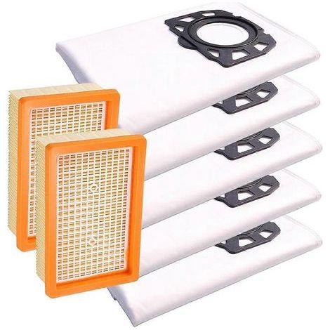 Sacs et filtres pour aspirateurs Karcher WD4, WD5, WD6, WD5P, WD6P Premium, MV4, MV5 et MV6 - Pièces de rechange