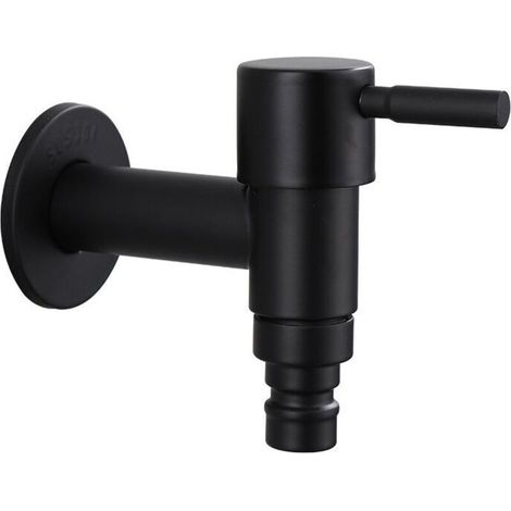 Mitigeur rétro noir/peint, robinet de machine à laver, robinet de jardin, robinet extérieur, robinet de salle de bain (1/3)