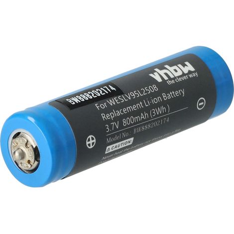 vhbw Batterie compatible avec Panasonic ES-8232, ES-8243, ES-8249, ES-8253, ES-8807 rasoir tondeuse électrique (800mAh, 3,7V, Li-ion)