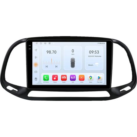 Autorradio, reproductor multimedia de vídeo, control por voz, compatible con Fiat Doblo 2015-2019 GPS, QS6 y AHDC2. (1/2)