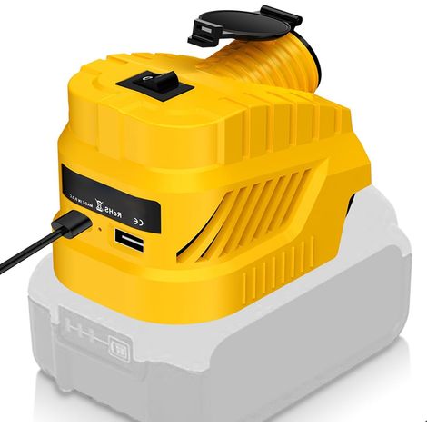 Batteries au lithium Chargeur de voiture Convertisseur pour batteries 18/20 V Outil électrique pour Smartphones Tablettes Protections contre les surcharges (1/5)