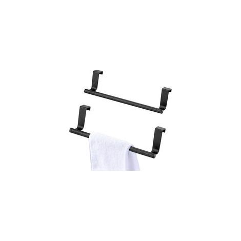 2 Porte Torchon Cuisine, Accroche Torchon, Rail de Suspension en Acier Inoxydable Pour Cuisine Et Salle de Bain, Porte Serviette Salle de Bain Sans Percage,Porte Torchon
