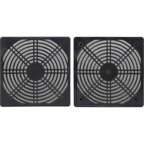 Filtre à poussière pour ventilateur, filtre pour ventilateur de refroidissement d'ordinateur PC, grille de ventilateur PC, couvercle anti-poussière pour boîtier, grille d'ordinateur, protection de gri (1/5)
