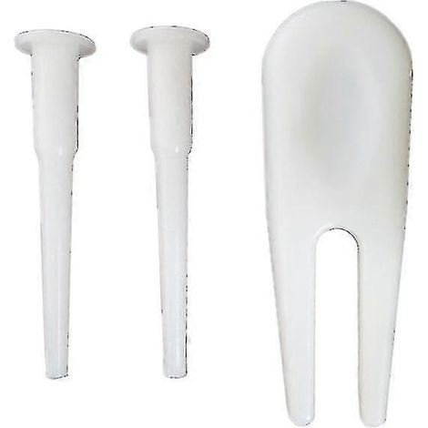 Ensemble adaptateur de bouchon et de broche pour ballon de yoga et ballon d'exercice, ensemble de remplacement de bouchon pour ballon d'exercice (10 pièces = 2 ensembles) (1/4)