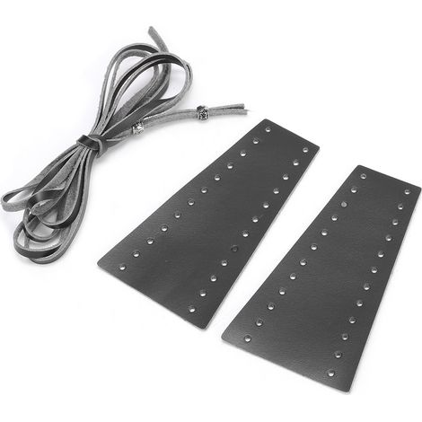 2 pièces Poignées de Levier Frein Embrayage Moto Couverture Microfibre Cuir 15-18mm/0,59-0,71po Noir (1/5)