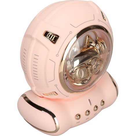 Enceinte Bluetooth 5.0 compacte, stéréo, basses profondes, portable, sans fil, mini enceinte pour MP3, téléphones portables et ordinateurs portables, rose (1/4)