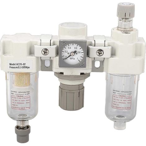 Carter compresseur-graisseur-séparateur en alliage d'aluminium, filtre à air G1/4 pouce pour outils pneumatiques